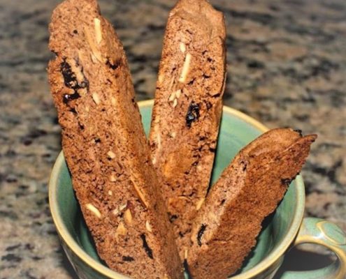 The Spicy Olive's Lemon Cherry Biscotti