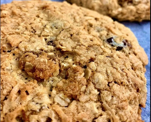 Blood Orange Oatmeal Cookies